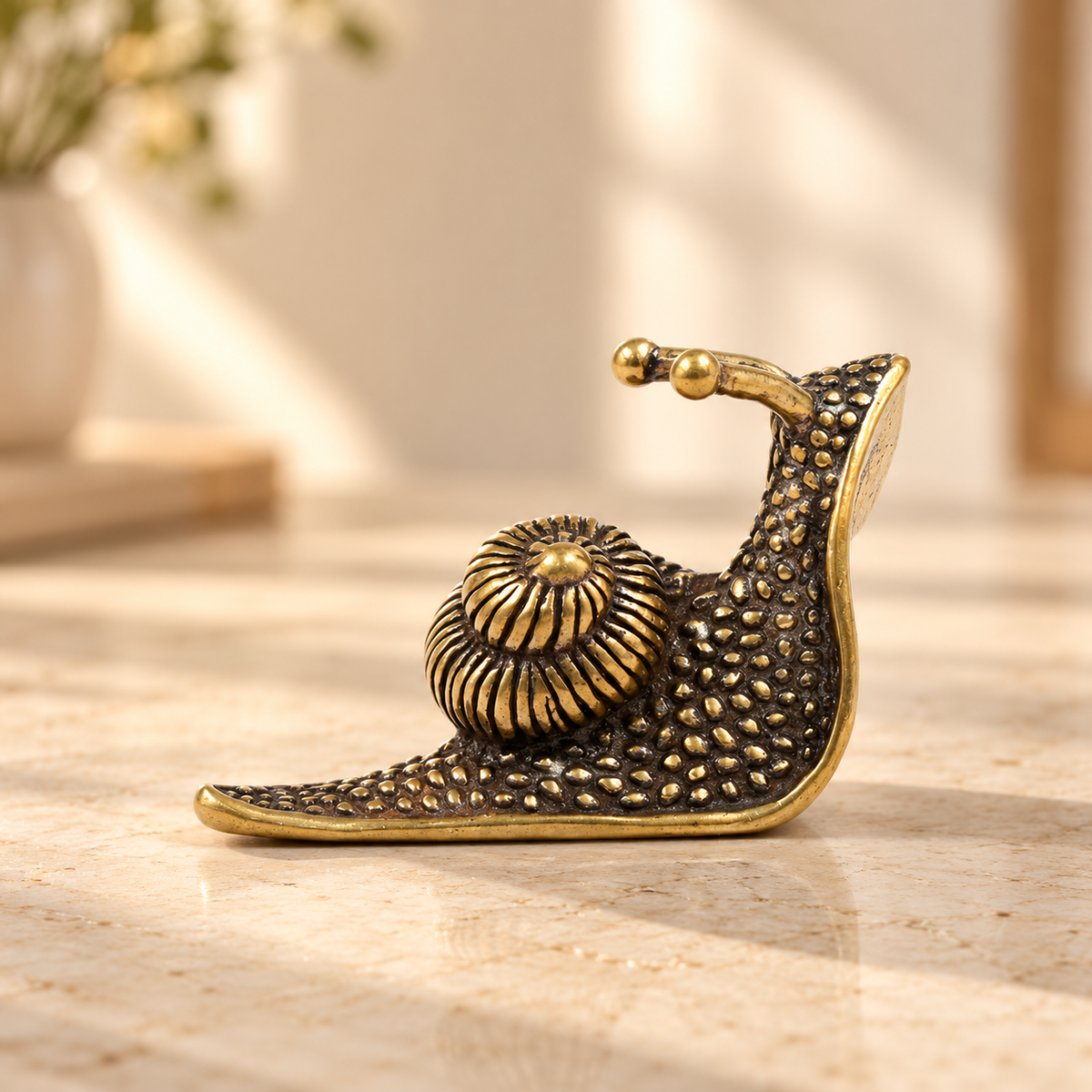 Copper Snail Paperweight