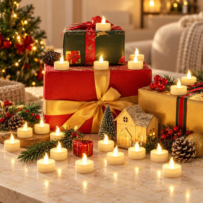 Gold LED Tea Lights
