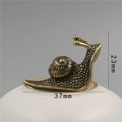 Copper Snail Paperweight
