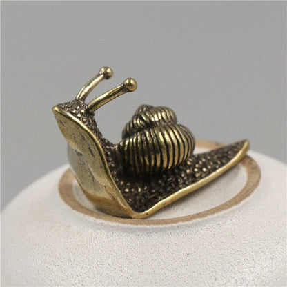 Copper Snail Paperweight