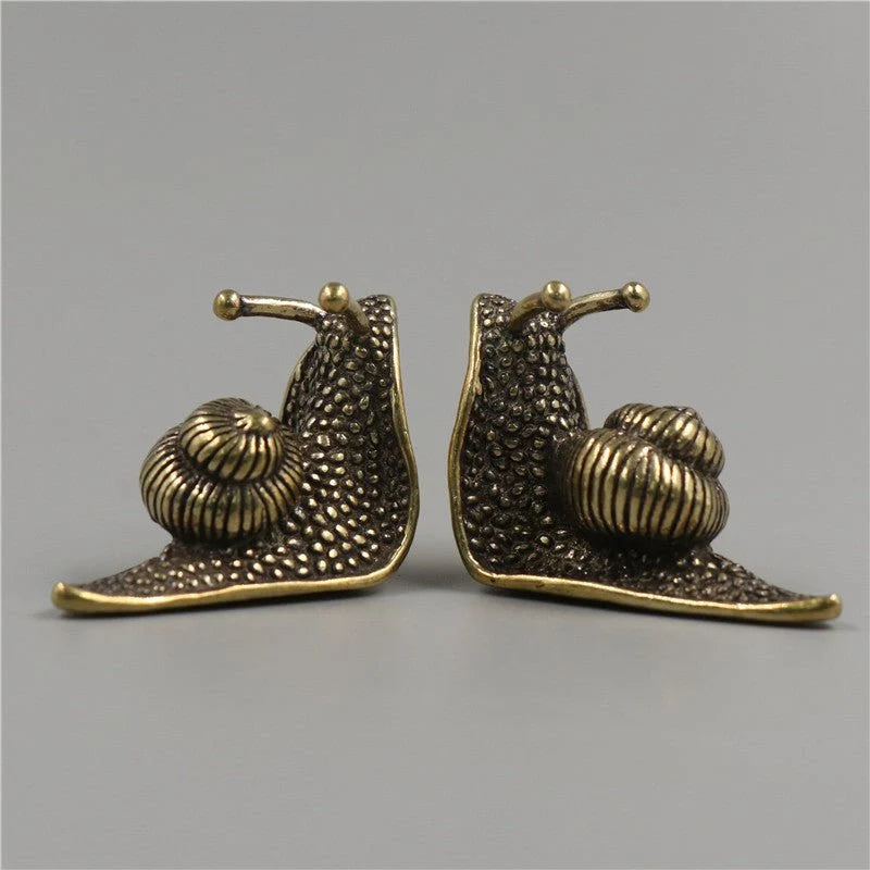 Copper Snail Paperweight