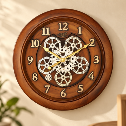 Vintage Gear Designer Clock